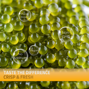 Alternative view of Sea Grapes Pearls – 1.4oz (2 x 1.2oz Packs) | Green Caviar-Style Seagrape| Vegan, Gluten-Free Sushi, Salad, Snacks Topping with Popping Texture – Plant-Based Superfood Rich in Minerals